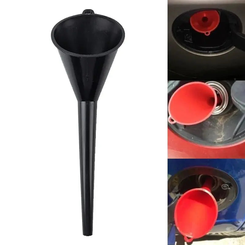 1PC Car Refueling Multi-Function Plastic Long Neck Oil Funnel for All Automotive Oil BrothersCarCare