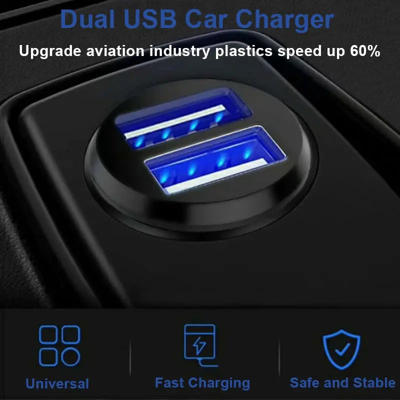 3.1A 2 Port Dual Charger USB Car Cigarette Lighter Socket With Voltage Charging LCD Display USB Power Adapter Charger 12v 24v BrothersCarCare