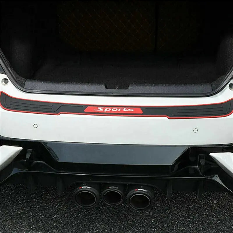 90CM Car Rear Door Guard Bumper Protector Scratch Rubber Sticker Auto Threshold Protection Anti Kick Strips Car Styling BrothersCarCare