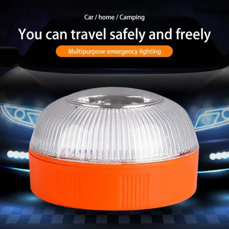 Car Emergency Light V16 Homologated Dgt Approved Car Emergency Beacon Light Rechargeable Magnetic Induction Strobe Light BrothersCarCare