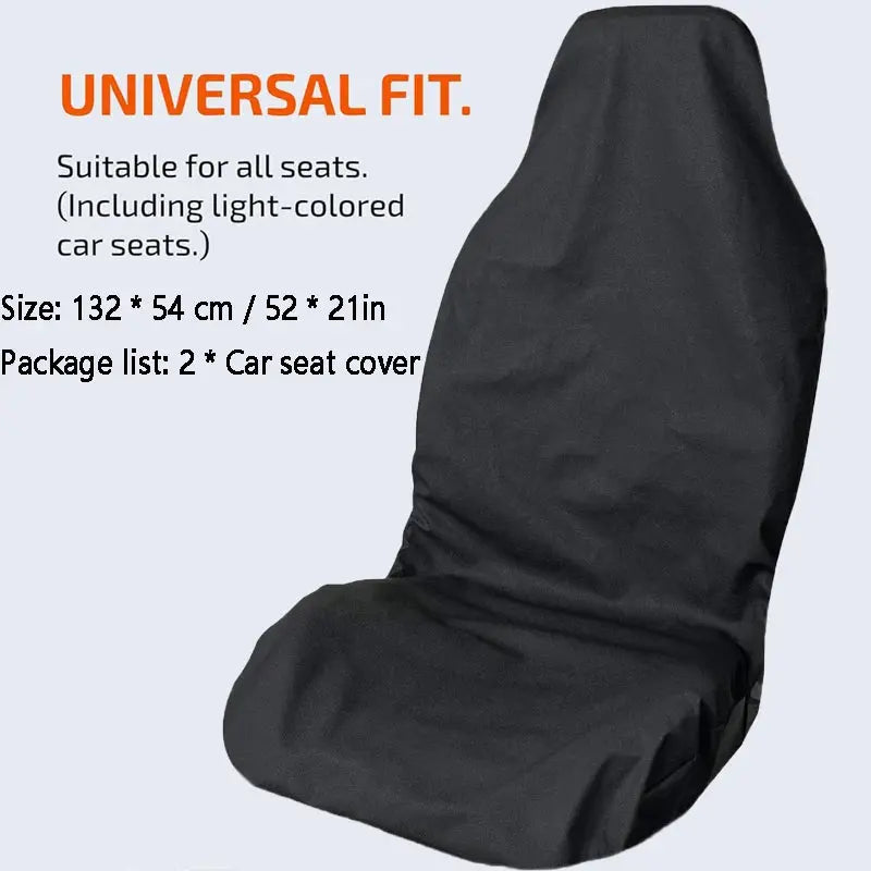 Car Seat Covers Waterproof Front Seats Universal Fit Car Seat Protector for Gym Workout Running Swimming Beach Hiking Suvs Cars BrothersCarCare