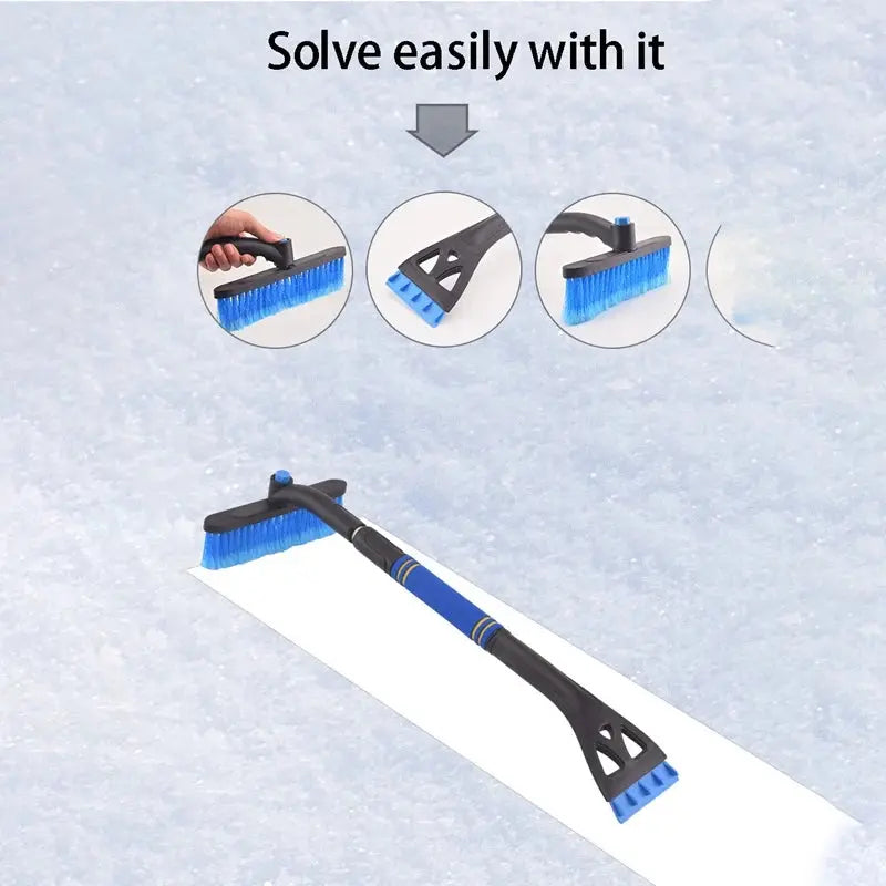 Car Snow Shovel Removal Tools,Adjustable & Lightweight Snow Removal Shovel Brush Ice Scraper For Car Truck Outdoor&Home BrothersCarCare