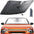 Foldable Car Windshield Sun Shade Cover, 5 Layers UV Block Coating, 52"x31" Front Window Heat Insulation Protection BrothersCarCare