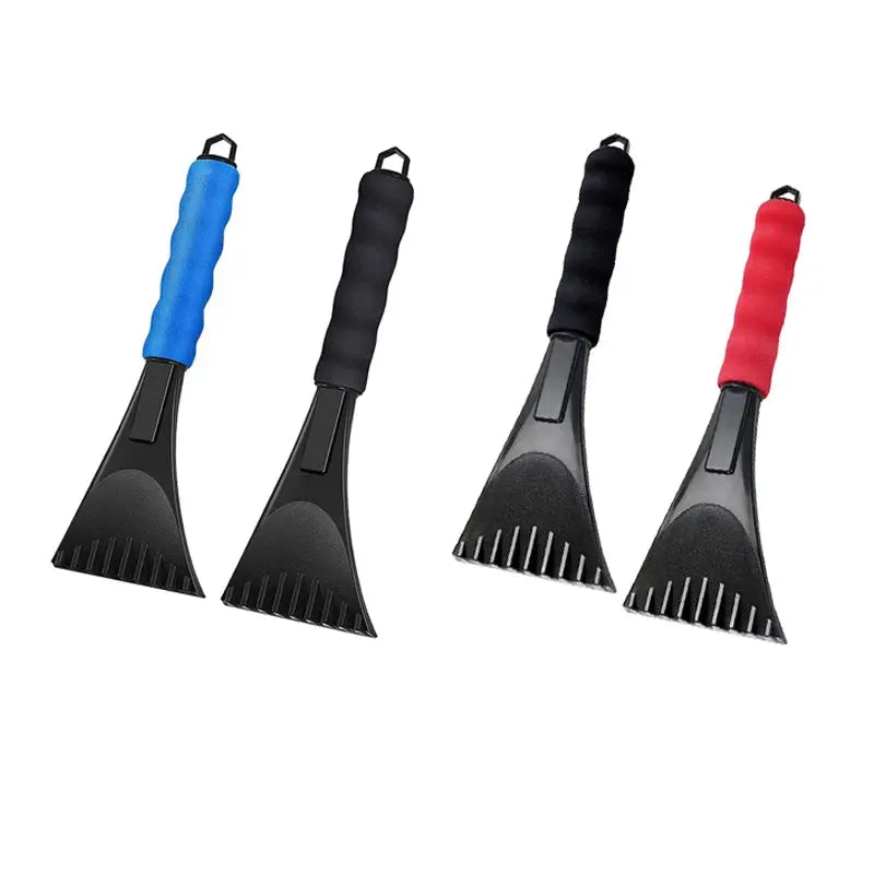 Ice Scrapers For Car Windshield 2 Pack, Snow Scraper With Foam Handle, Frost Snow Removal Brush For Car BrothersCarCare