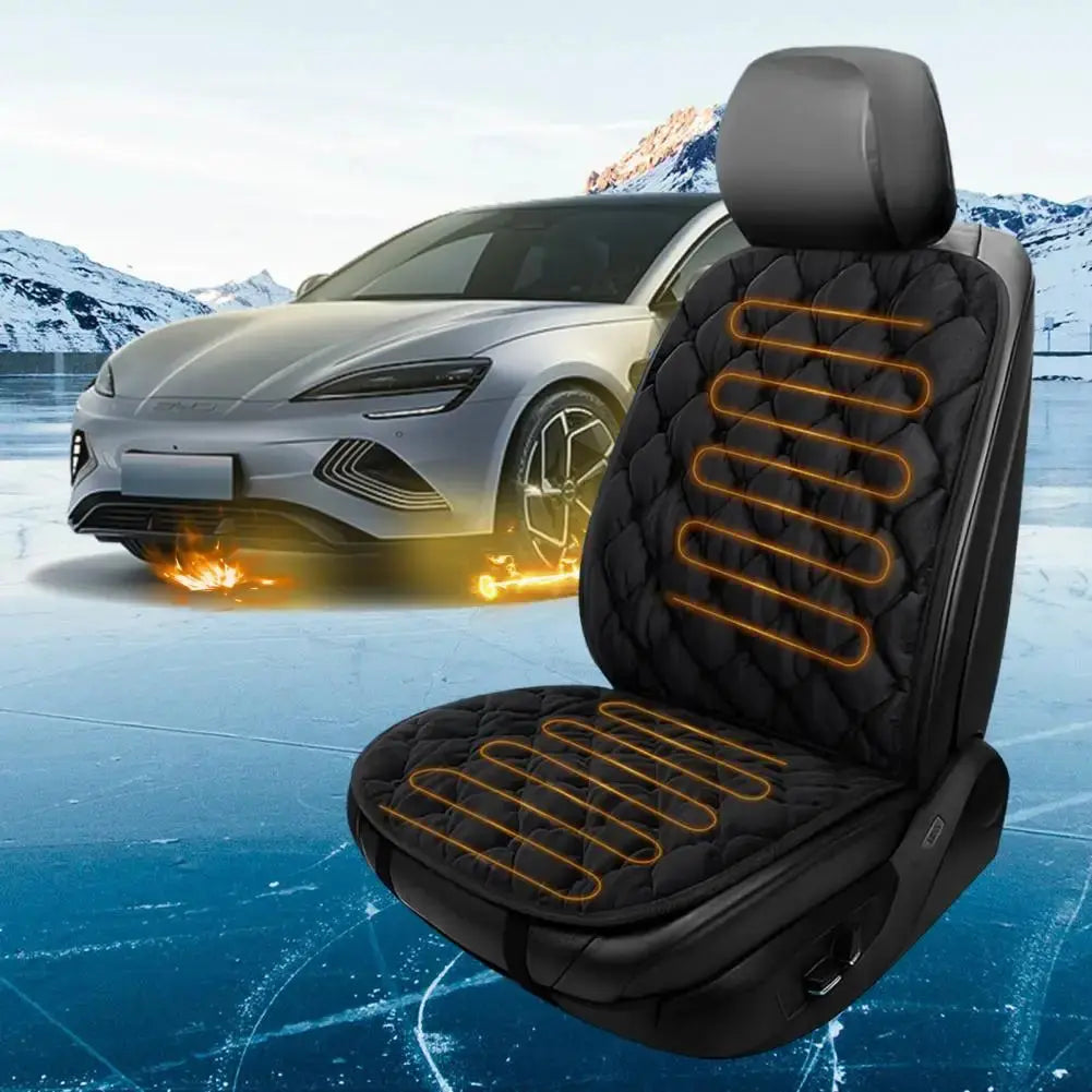 Matching Seat Pad Seat Cushion for Car Winter Elastic Band Car Seat Cushion Easy to Install Anti-slip Rubber Bottom Most Brand BrothersCarCare