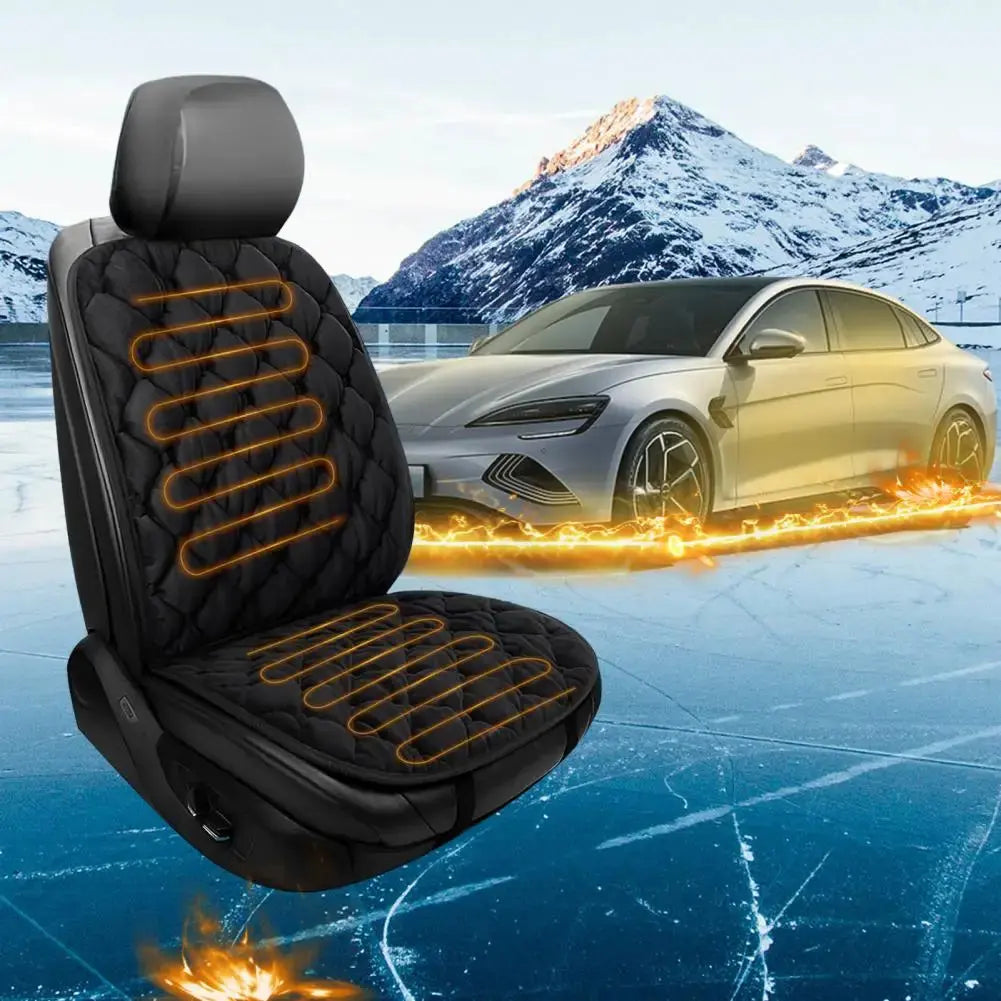 Matching Seat Pad Seat Cushion for Car Winter Elastic Band Car Seat Cushion Easy to Install Anti-slip Rubber Bottom Most Brand BrothersCarCare