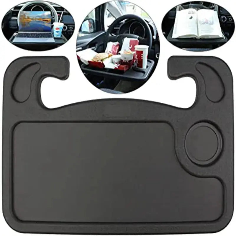 Portable Car Laptop Computer Desk Mount Stand Eat Work Car Steering Wheel Dining Table BracketDrink Food Coffee Tray Board BrothersCarCare