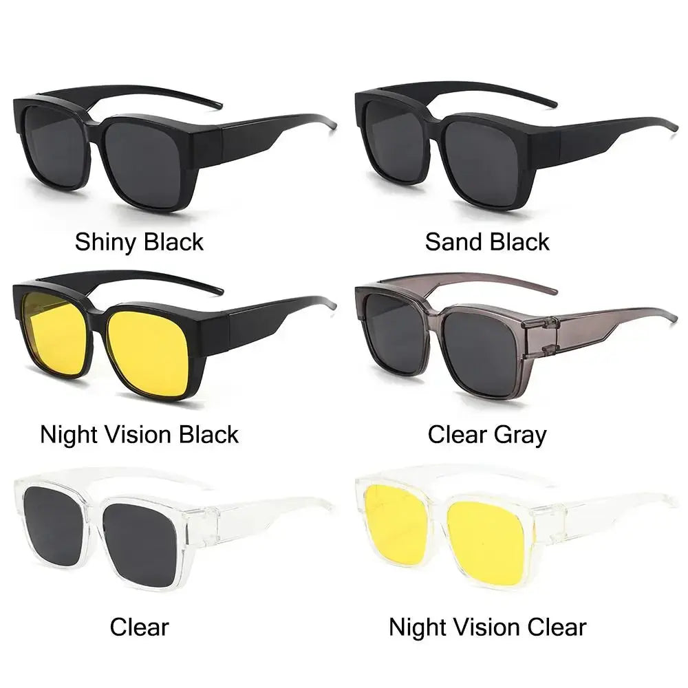UV Protection That Can Be Worn over Other Glasses Square Shades Wrap Around Polarized Fit Over Glasses Sunglasses BrothersCarCare