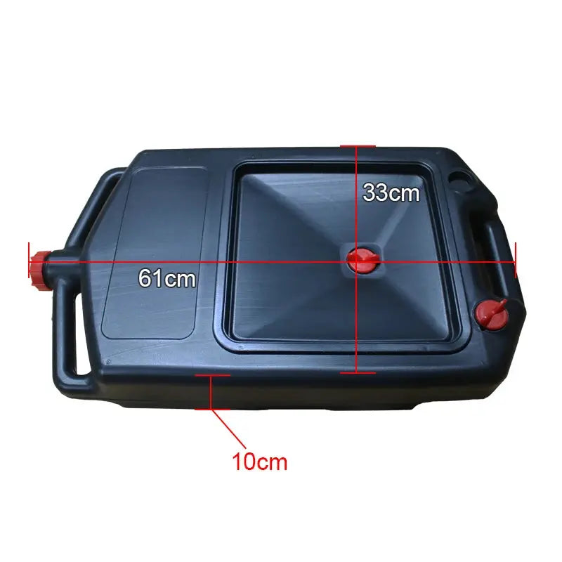 Universal Motorcycle Car Bike Oil Fuel Coolant Drain Tray Pan & Storage Container 8L BrothersCarCare